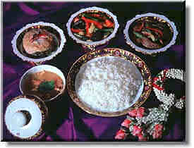 Typical Thai style dining