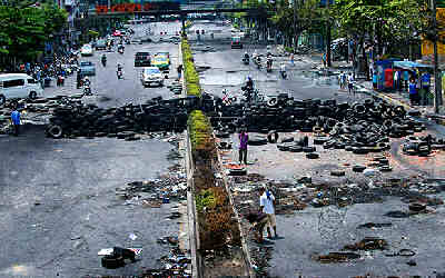 Redshirts riots aftermath