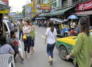 People on Khao San Road