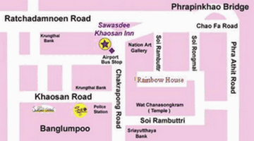 Map of Khaosan Vicinity