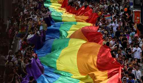 Rainbow Flag in Bangkok
