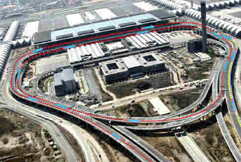 Access roads to Suvarnabhumi Airport