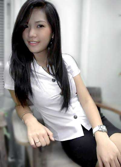 Thai sexy student in university unoform