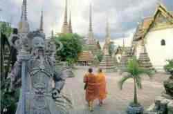 Buddhist Monks at Wat Pho Temple